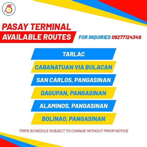 malibay pasay bus terminal|Five Star Bus Schedule and Fare .